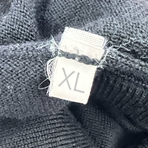 $1195 Authentic VALENTINO Jeans Made in ITALY Men's Black V-Neck Sweaters Sz.XL - Picture 14 of 14